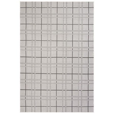 Safavieh 6 ft. 7 in. x 6 ft. 7 in. Bermuda 800 Power-Loomed Square Rug Ivory & Gray BMU803B-7SQ